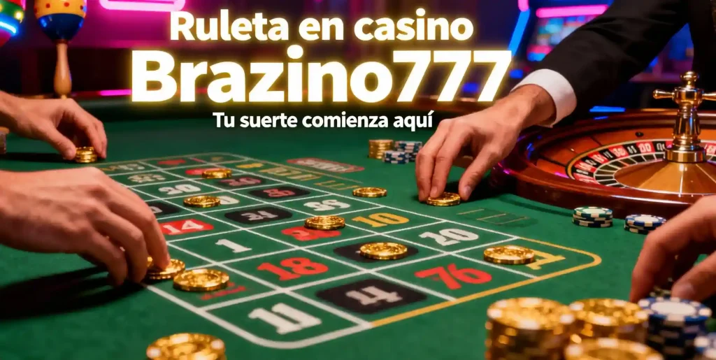 Ruleta en casino Brazino777 en vivo